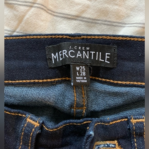 J Crew Mercantile indigo skinny jeans Sz 25 - Picture 3 of 4